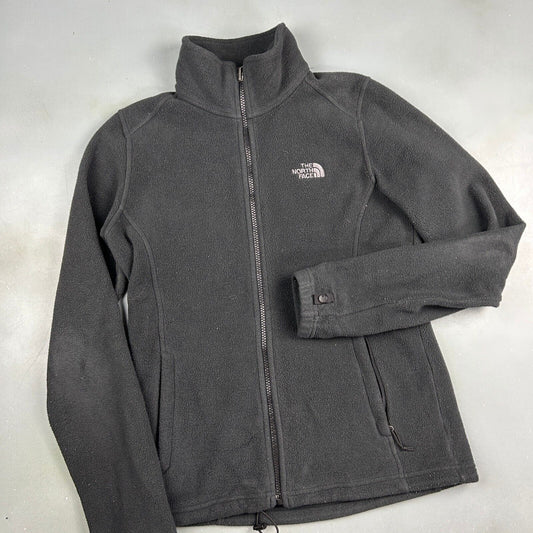 VINTAGE The North Face Black Tech Fleece Sweater sz Small Womens Adult