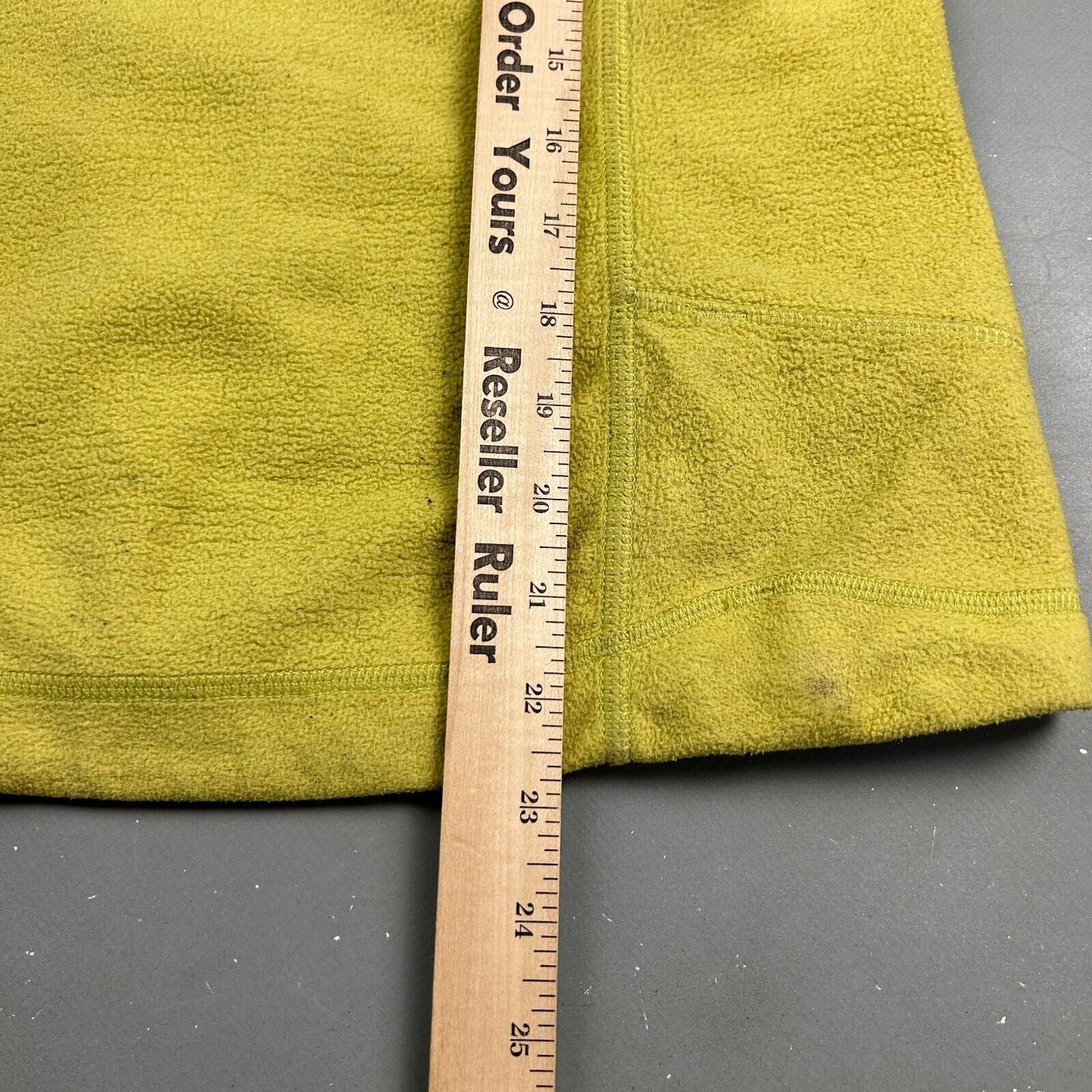 VINTAGE Patagonia Yellow Full Zip Tech R Fleece Sweater sz Small Womens