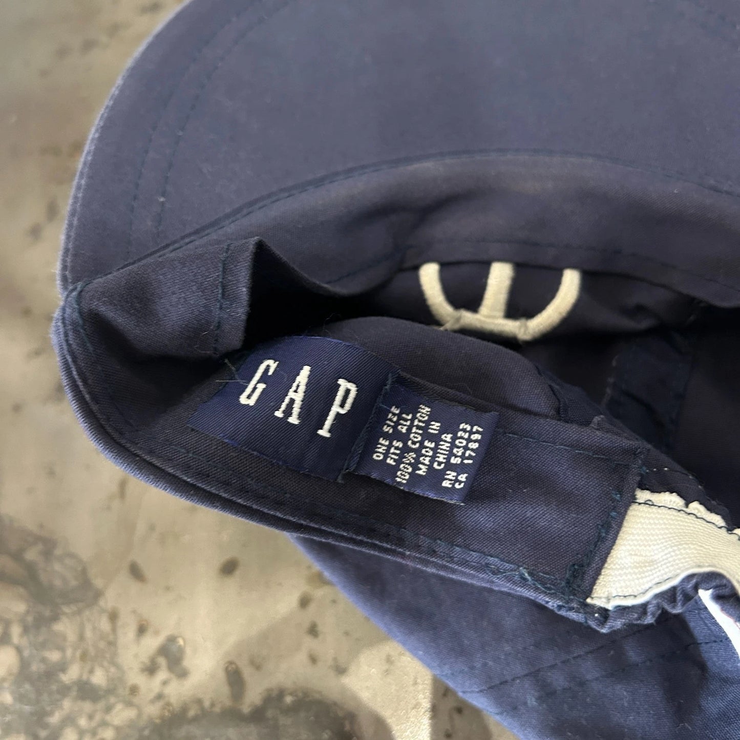 VINTAGE 90s | GAP No 1 Long Bill 6-4 6-2 Cap Hat sz OS