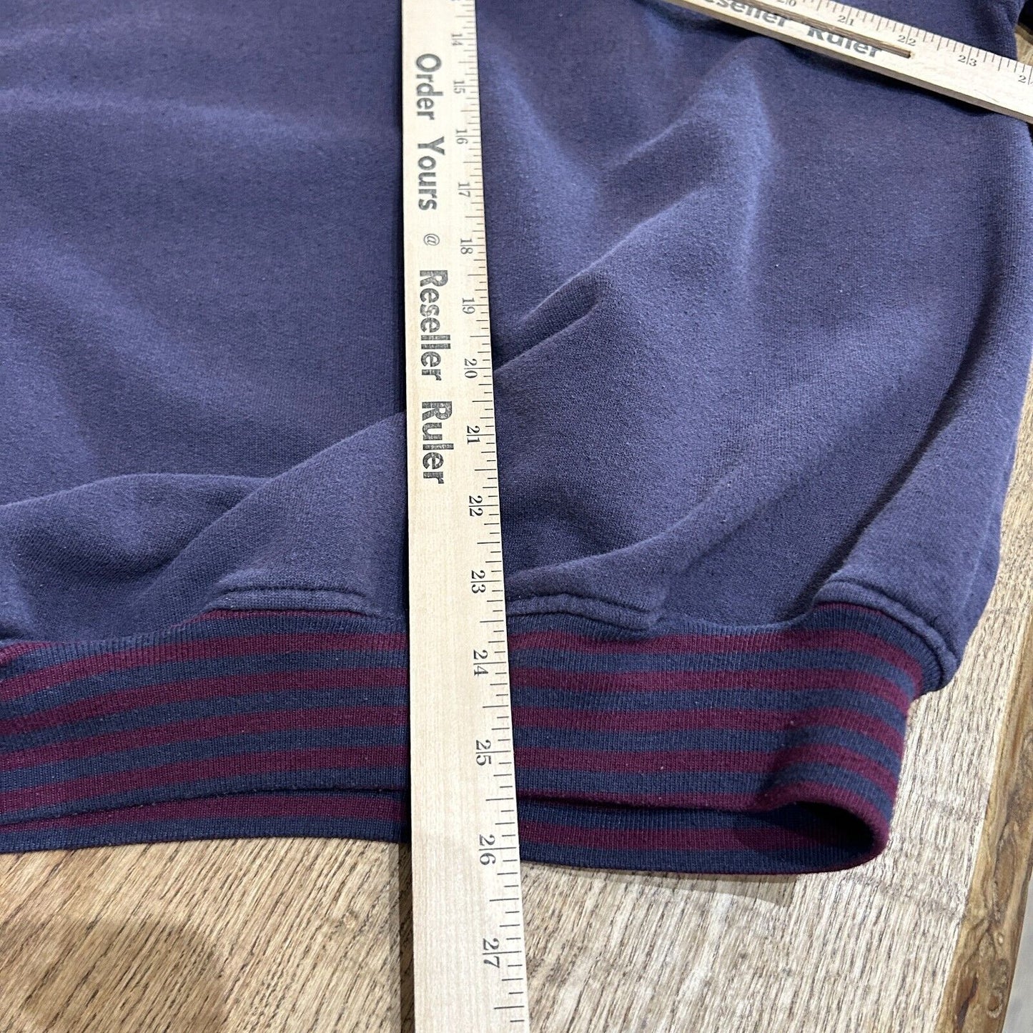 VINTAGE 90s | Blank Faded Navy Blue Crewneck Sweater sz XL