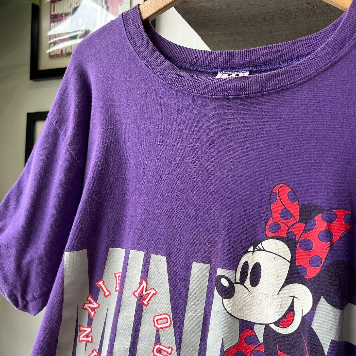 VINTAGE 90s | Minnie Mouse Cartoon Disney T-Shirt sz M/L Adult