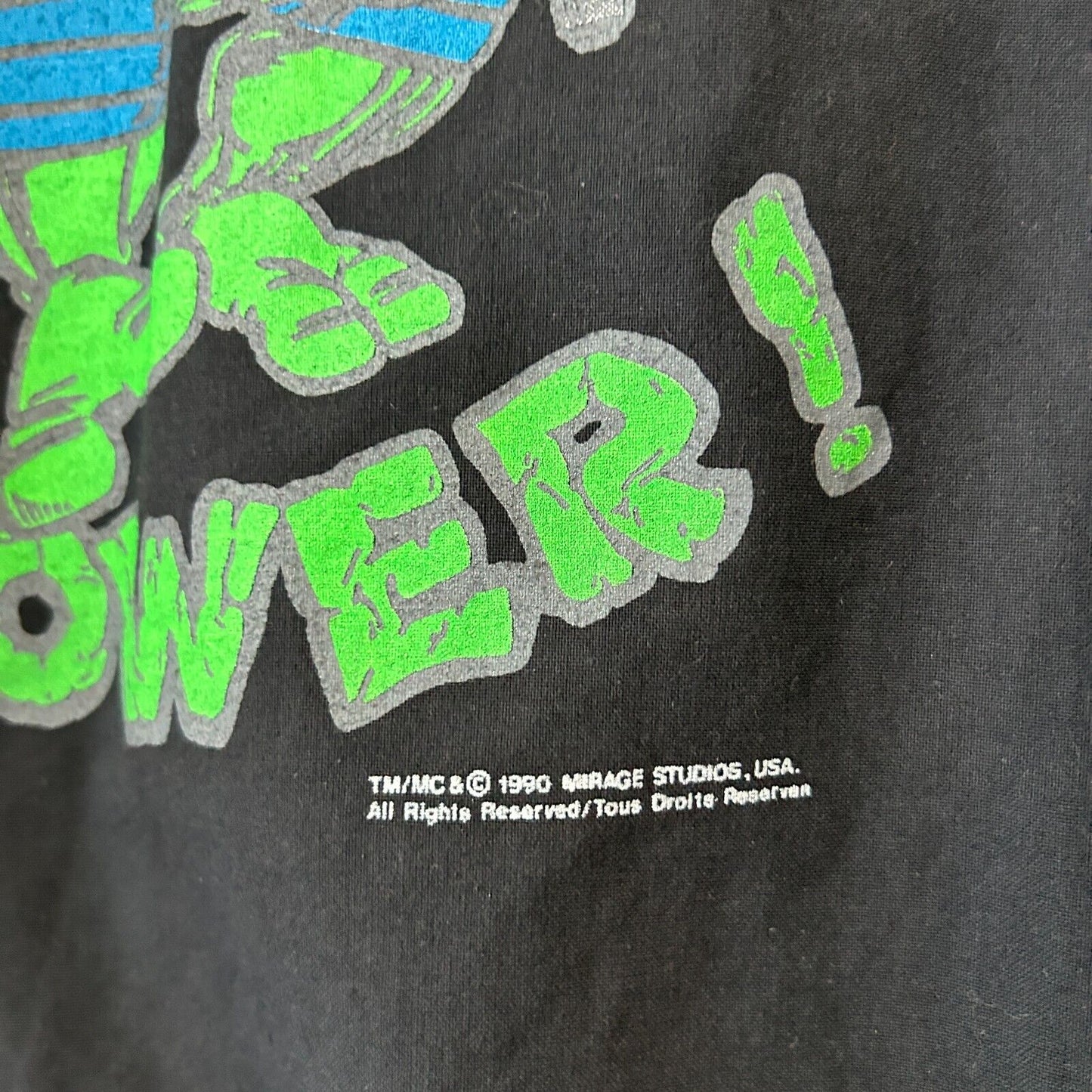 VINTAGE 90s | Teenage Mutant Ninja Turtles Button Snap Bomber Jacket sz XS Adult