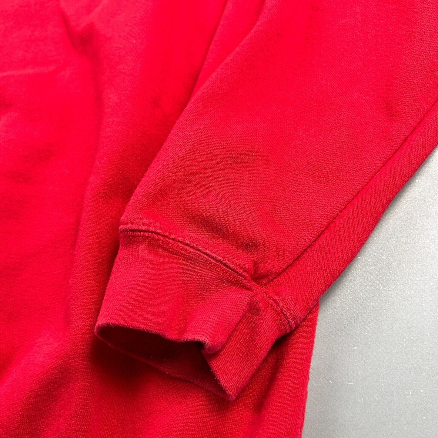 VINTAGE | NIKE Mid Swoosh Football Red Hoodie Sweater sz XL Adult