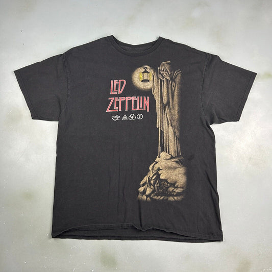 VINTAGE Led Zeppelin Big Graphic Band T-Shirt sz Large Adult