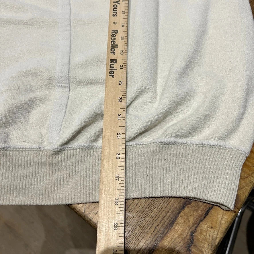 VINTAGE | 1987 S/S Stone Island 1/4 Zip Hooded Sweater sz XL