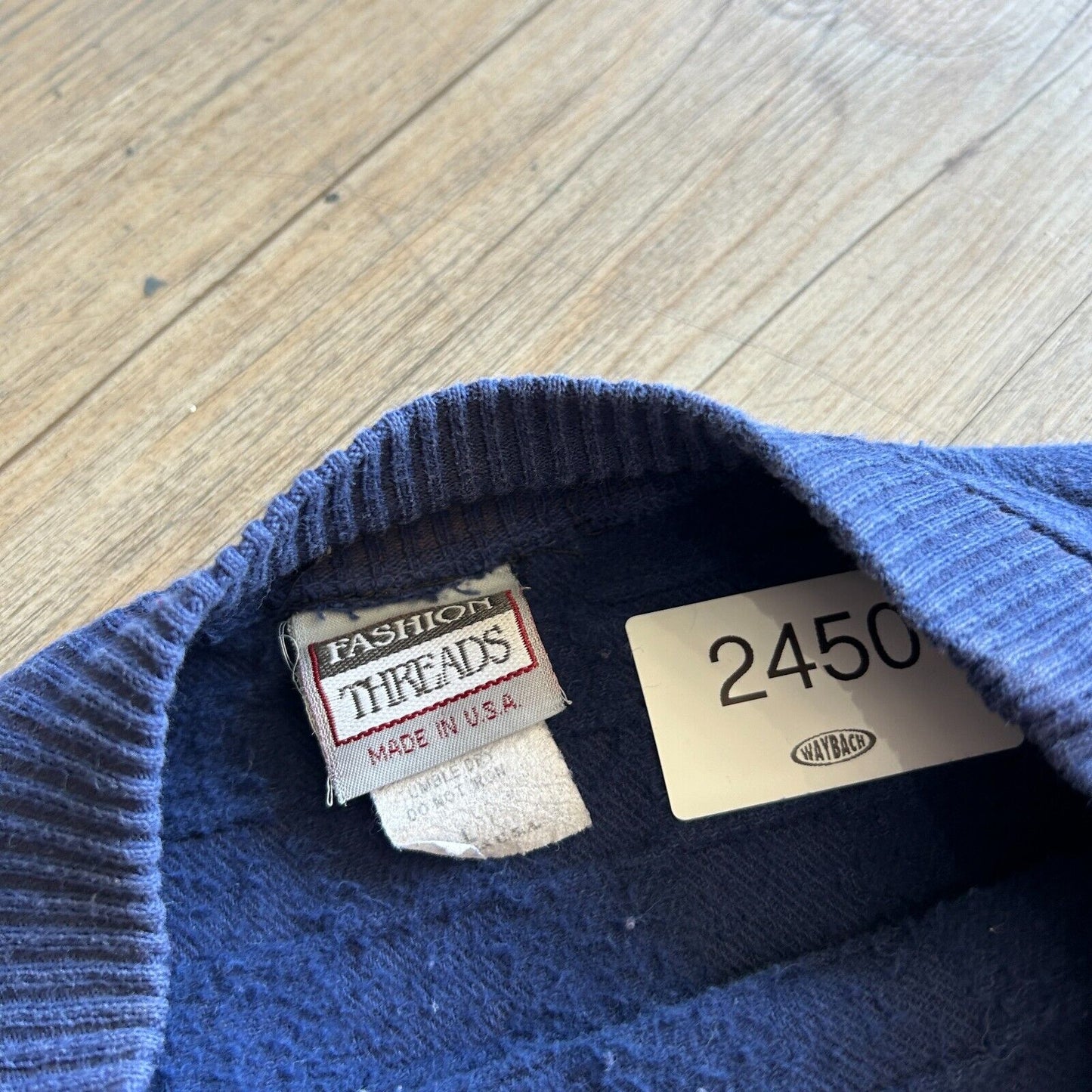 VINTAGE 90s | Florida Textured Checkered Crew Sweater sz L