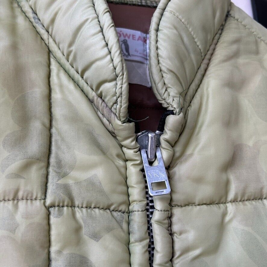 VINTAGE 70s/80s | Zero Wear Faded Camo Hunting Vest Jacket sz L