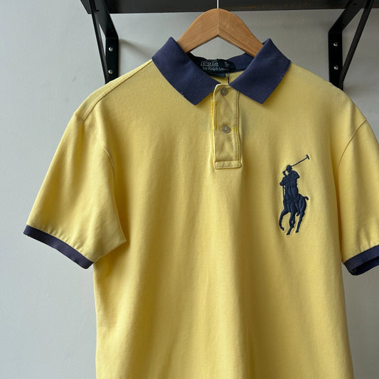 VINTAGE Y2k | Ralph Lauren Big Pony Two Tone Polo Shirt sz L