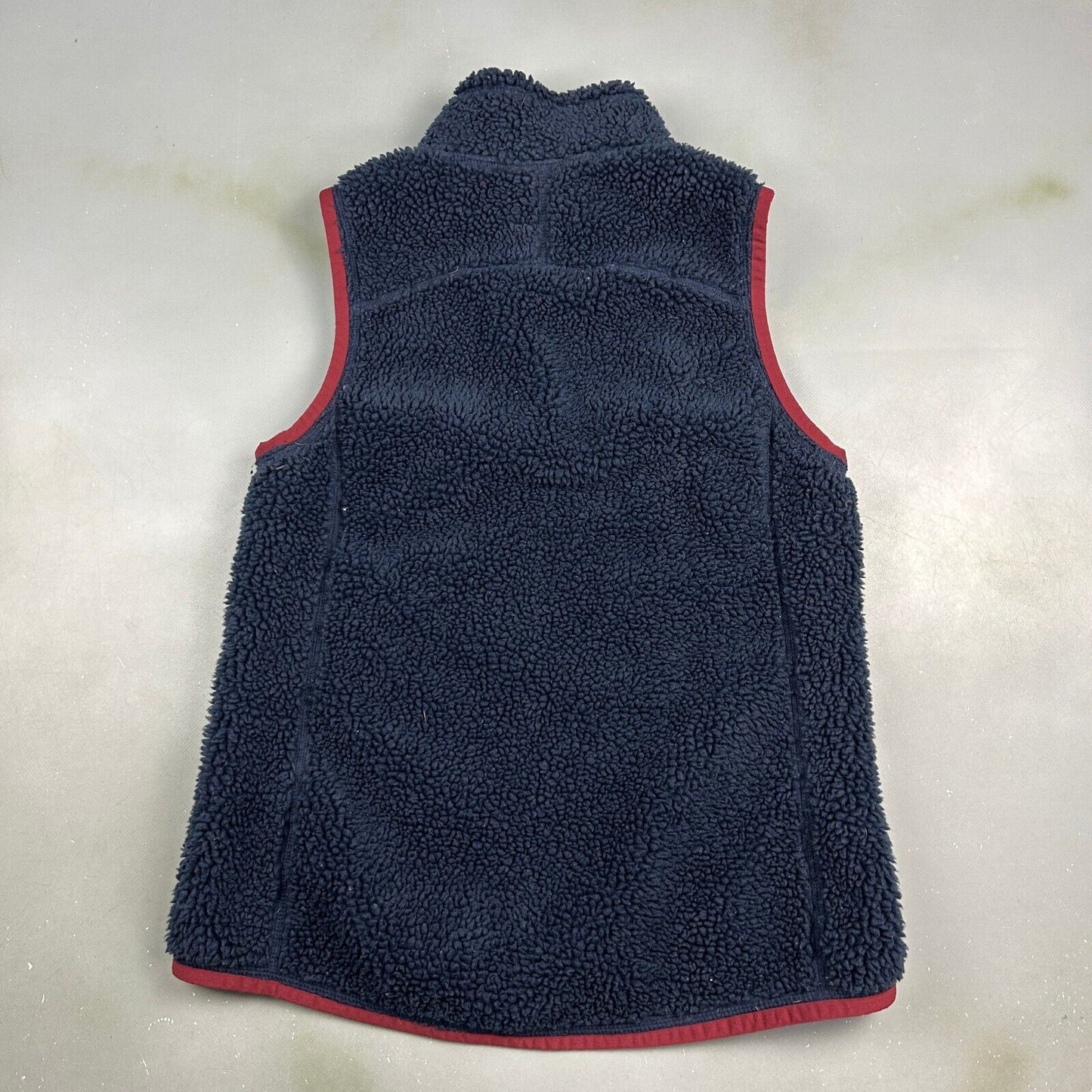 VINTAGE L.L Bean Deep Pile Full Zip Vest Fleece Sweater sz Small Adult