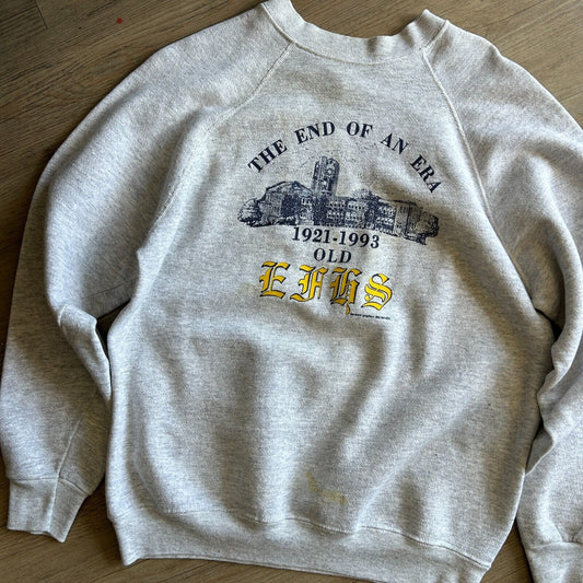 VINTAGE 90s | The End Of A Era Crew Sweater sz M