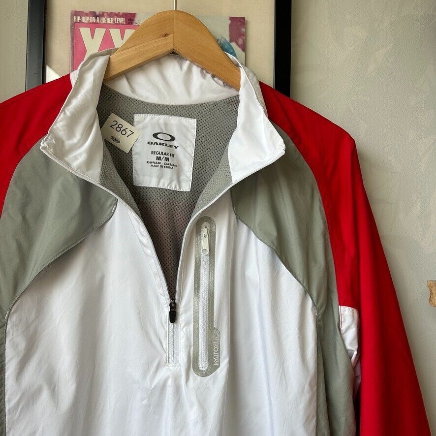 VINTAGE | Oakley 1/2 Zip Hydro Windbreaker Jacket sz M