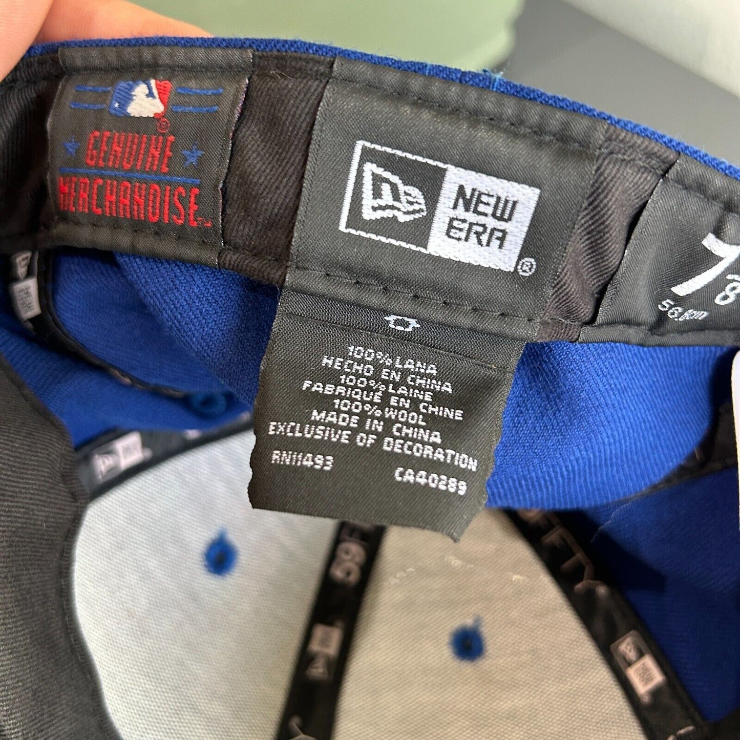 Nepenthes New York New Era Blue Wool Fitted HAT sz 7 1/8