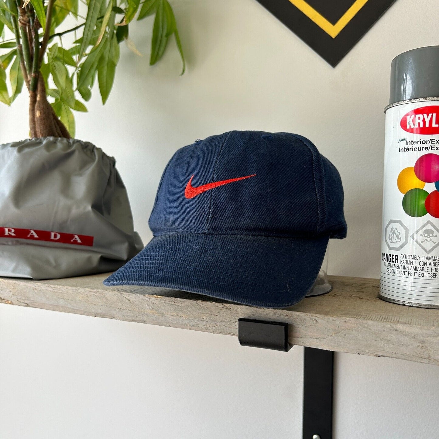 VINTAGE | Nike Big Swoosh Baseball Cap HAT sz OS