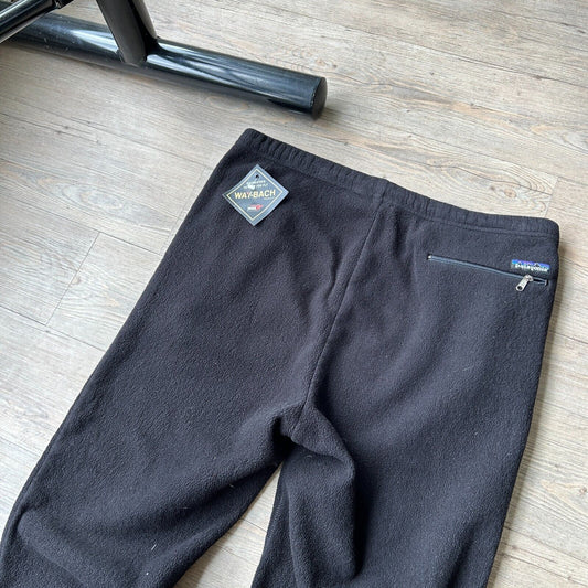VINTAGE 90s | Patagonia Black Fleece Sweat Pants sz L Adult Made In USA