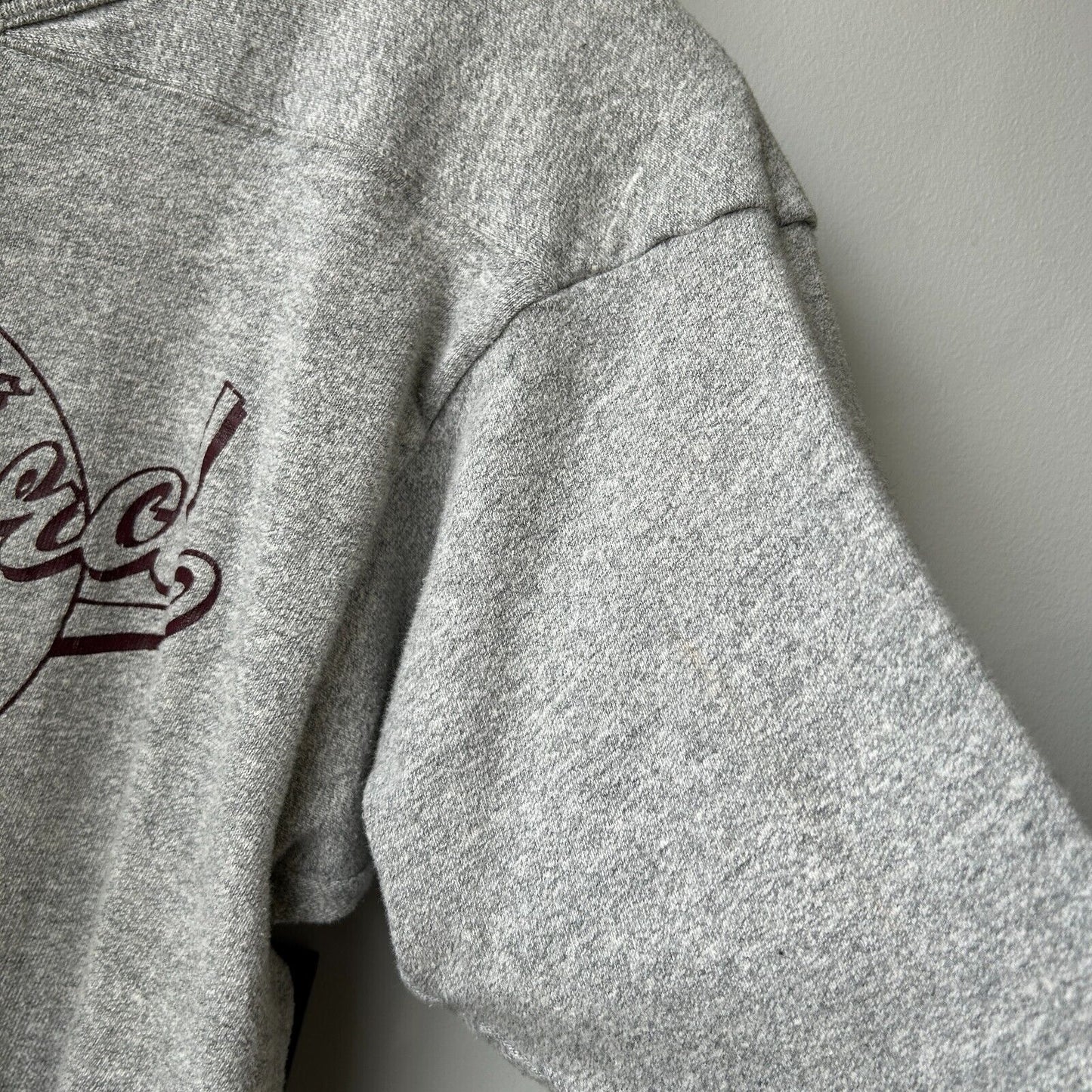 VINTAGE | HARVARD University Champion Grey T-Shirt sz S Adult