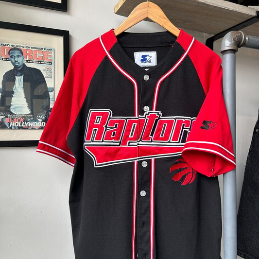 STARTER | Toronto Raptors Baseball Jersey sz S