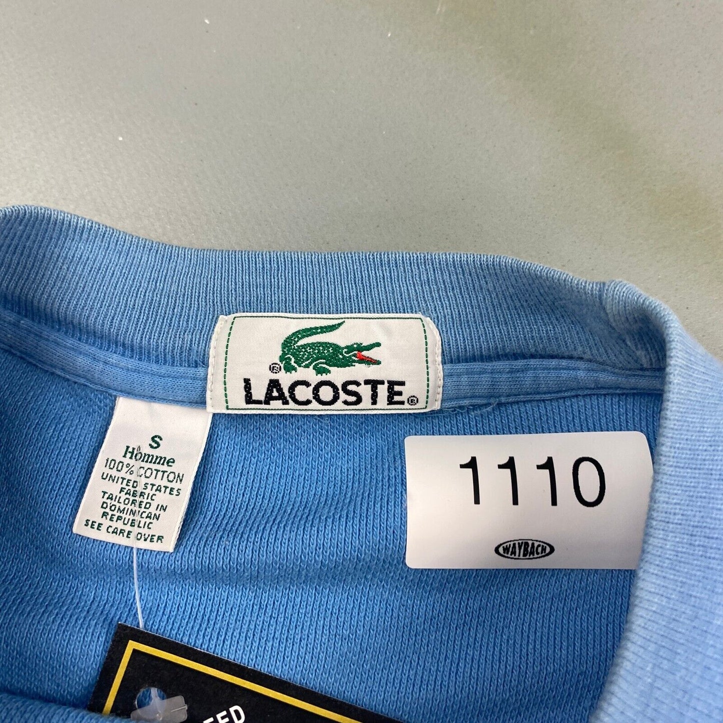 VINTAGE Lacoste Sm Alligator Blue Pocket T-Shirt sz Small Men Adult