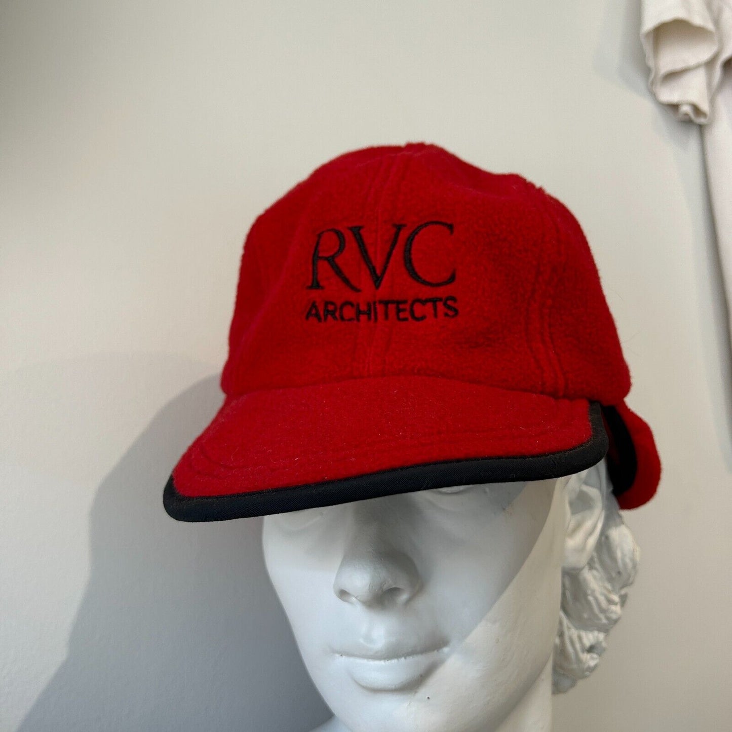 VINTAGE 90s | RVC Architects Fleece Trapper HAT Size L/XL