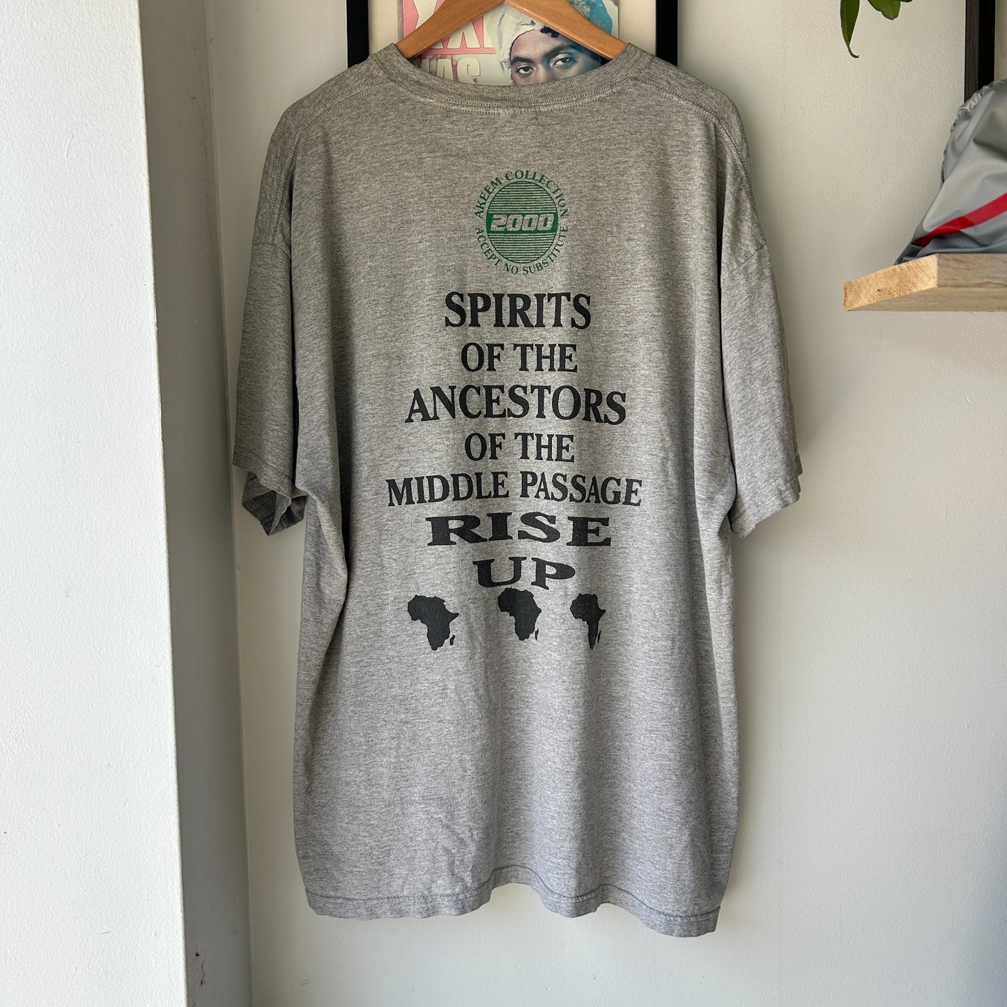 VINTAGE | The African Holocaust Never Again T-Shirt sz 2XL
