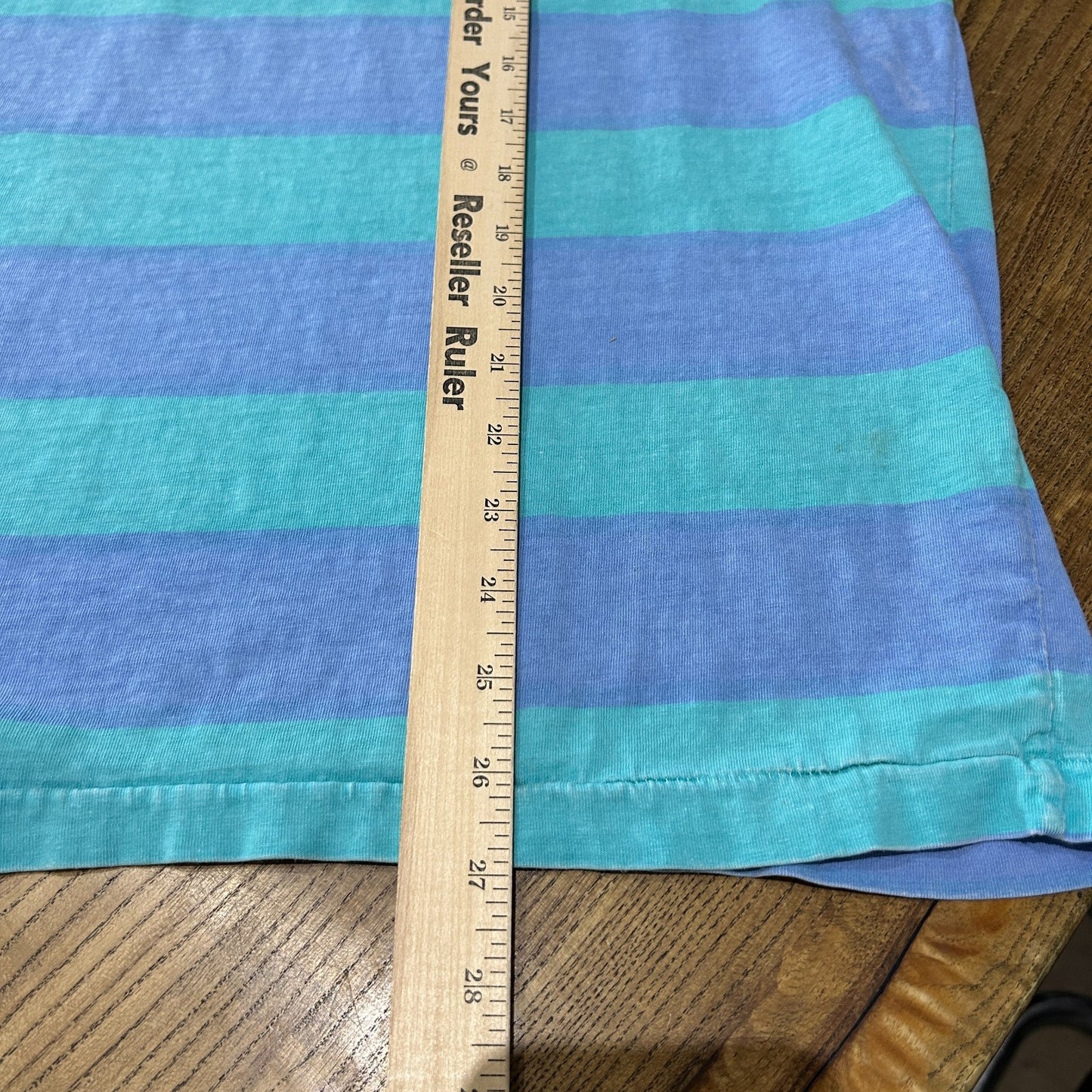 VINTAGE 80s | Gotcha Surfing Faded Striped T-Shirt sz L