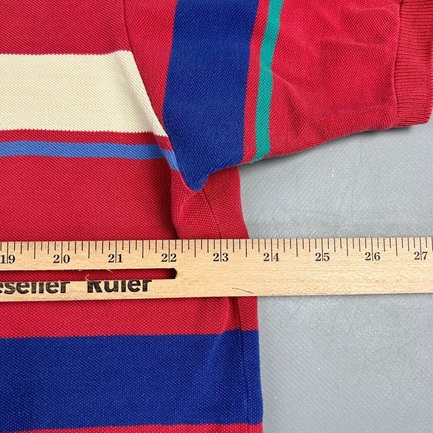 VINTAGE 90s Ralph Lauren Striped Polo Shirt sz XL Adult