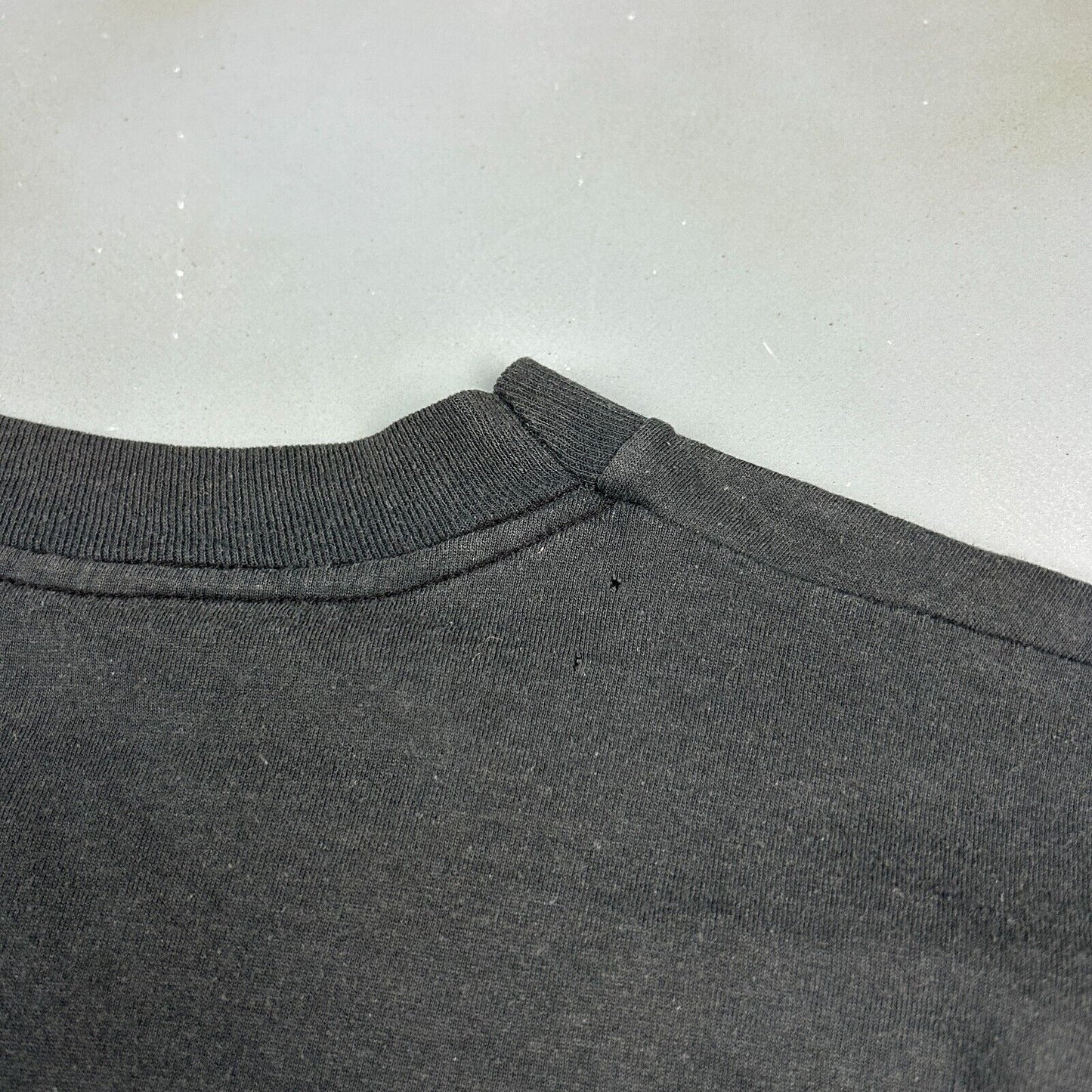 VINTAGE 80s | MainART Black Logo Screen Stars T-Shirt sz M Adult