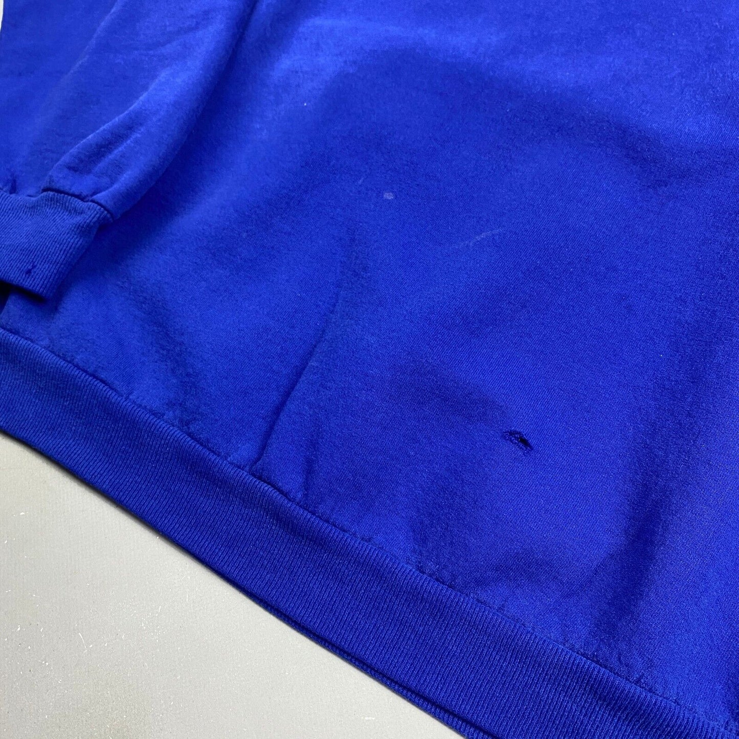 VINTAGE Blank Blue Jerzees Crewneck Sweater sz XL Men Adult