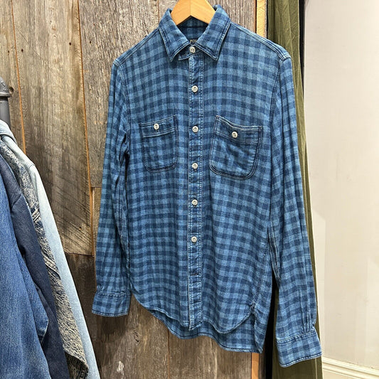 VINTAGE | Ralph Lauren Polo Checkered Button Down Shirt sz XS