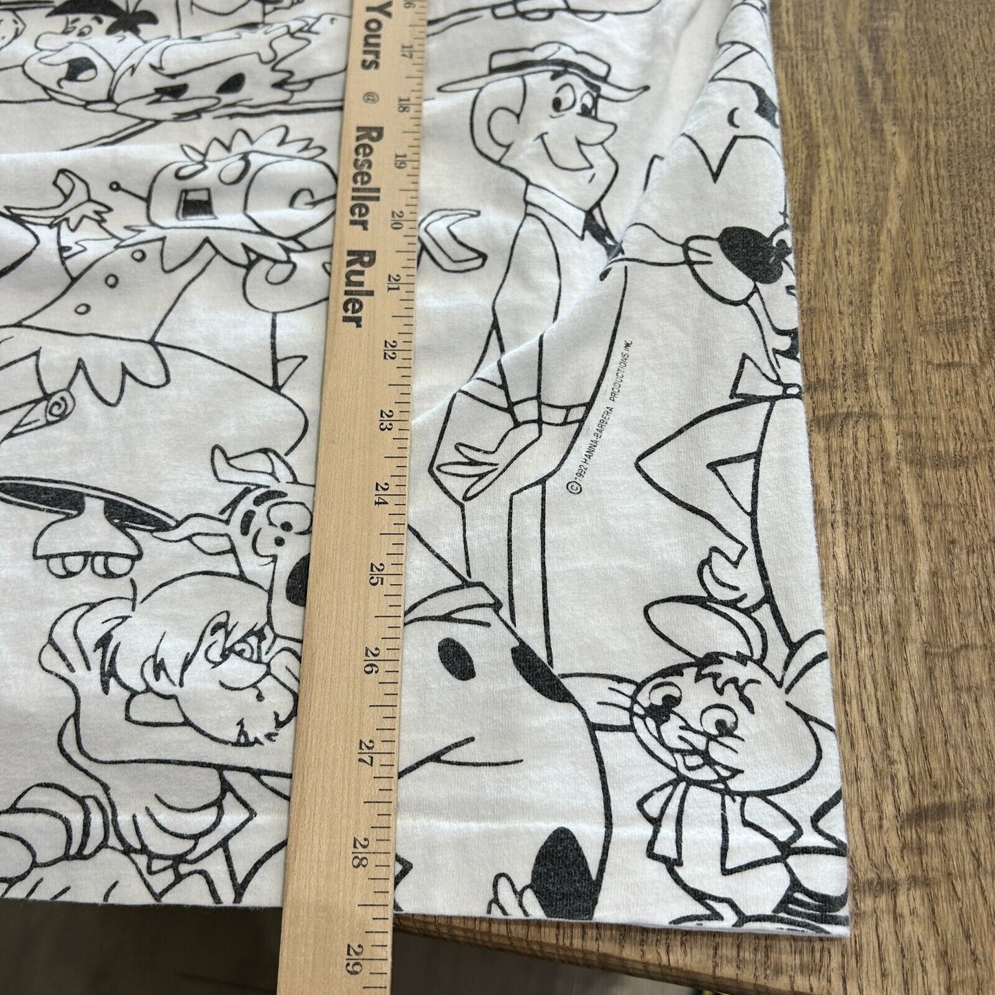 VINTAGE 90s | Universal Studios Florida All Over Print Cartoons T-Shirt sz M