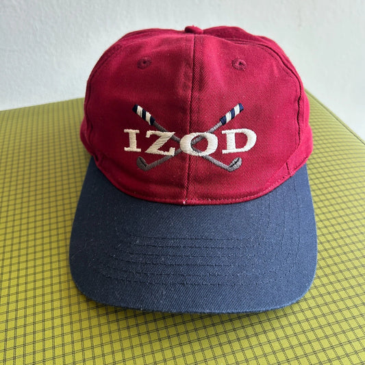 1990s | IZOD Golf Two Tone Vintage SnapBack Hat sz OS