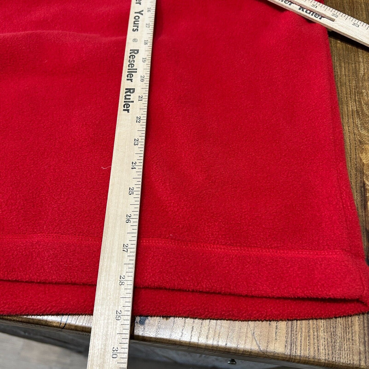 VINTAGE | GAP 1/4 Zip Red Striped Fleece Sweater sz XL