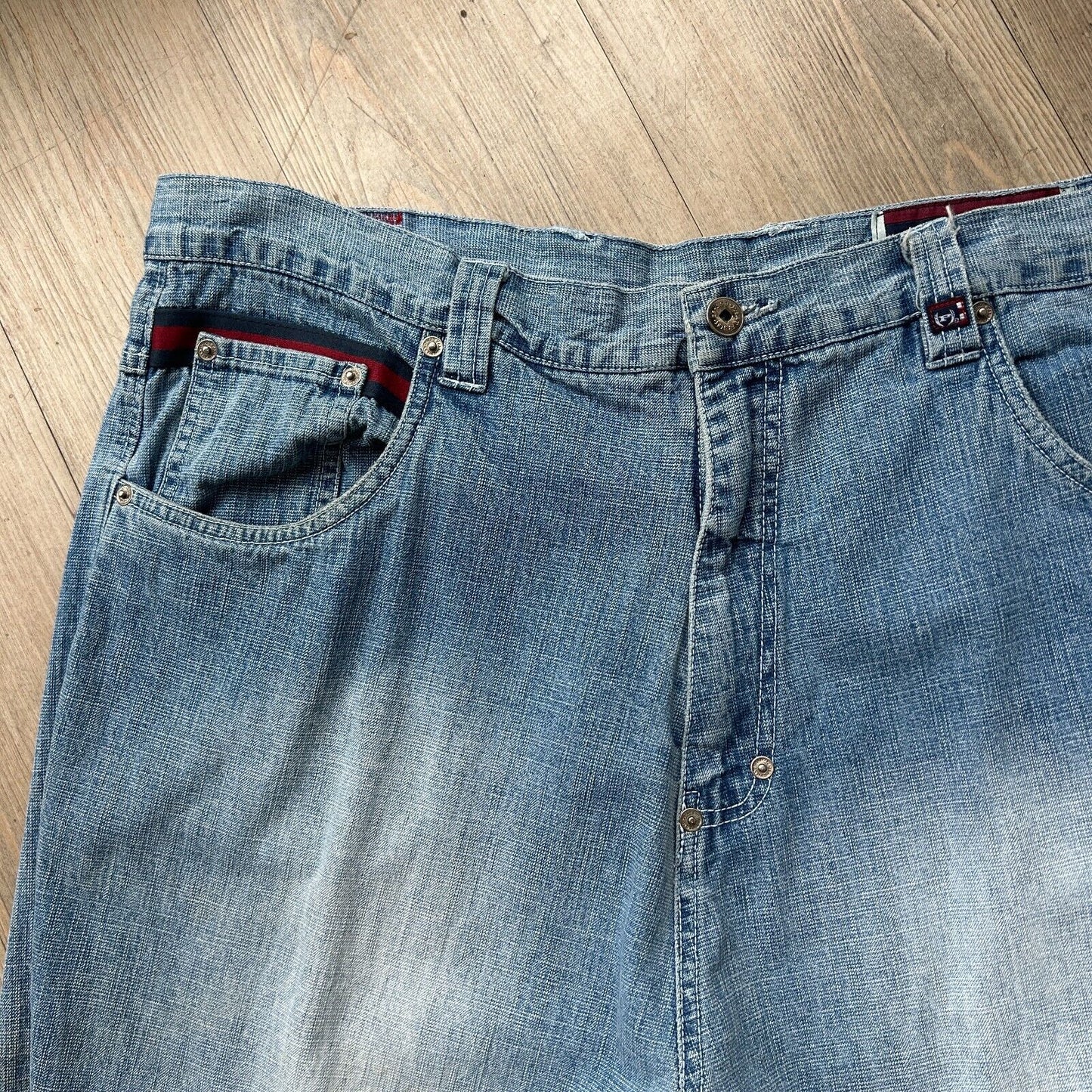 VINTAGE Y2K | Phat Farm Baggy Detailed Denim Jeans Pants sz W40 L34