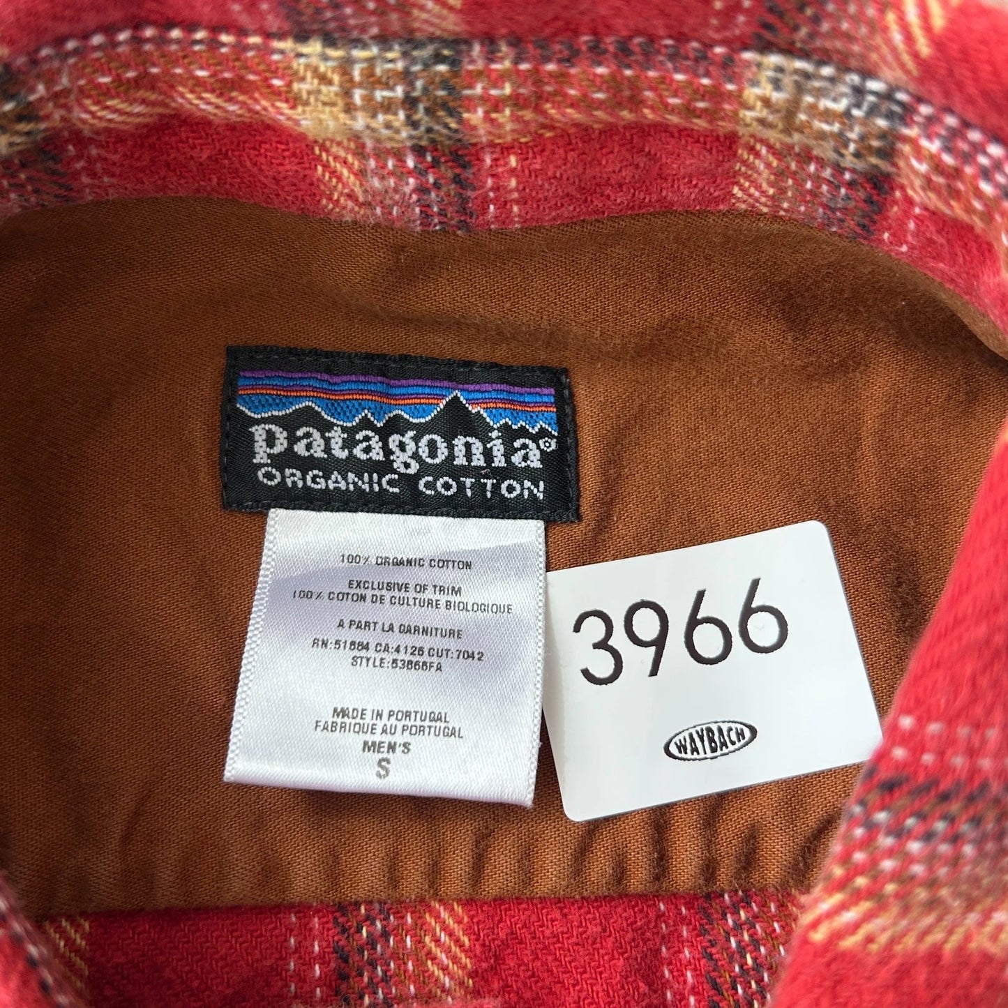 VINTAGE | Patagonia Organic Cotton Plaid Flannel Button Down Shirt sz S/M