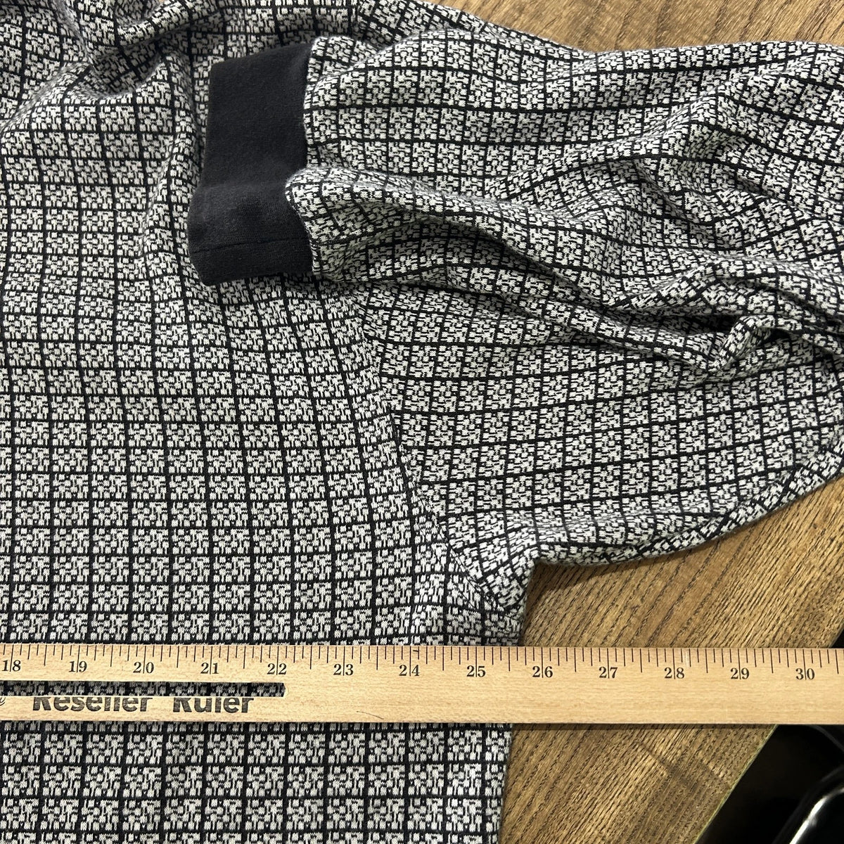 1990s | NIKE GOLF Geometric Textured Rugby Polo Shirt sz XL