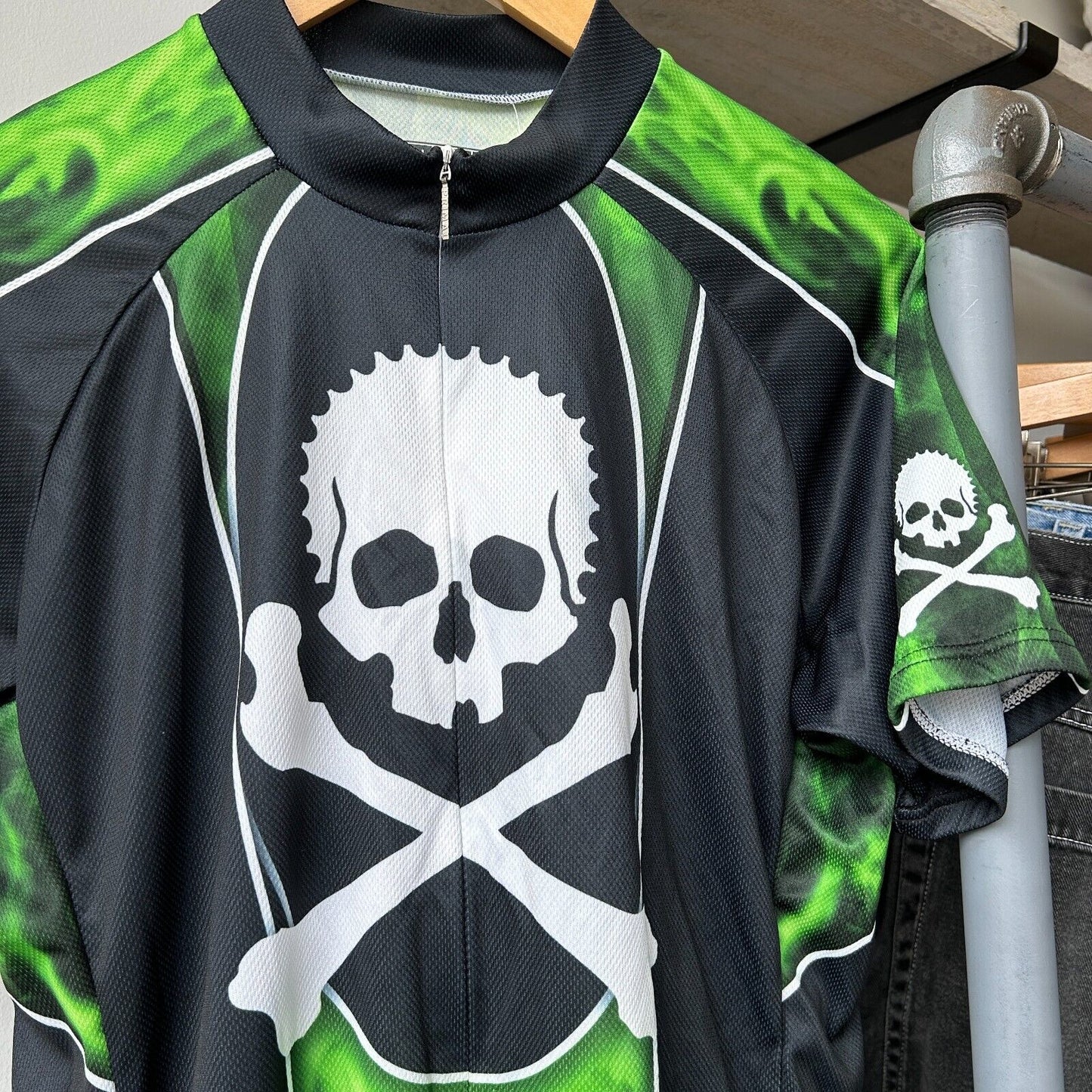 VINTAGE | Primal Skulls Cycling Bike Jersey sz L