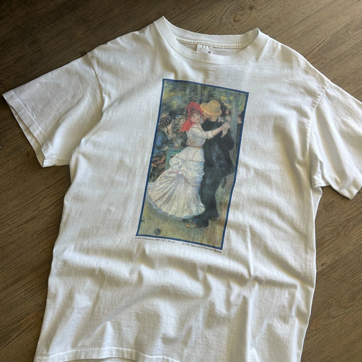 VINTAGE 1997 | Renoir's Portraits Le Bal A Bougival Art Institute T-Shirt sz L