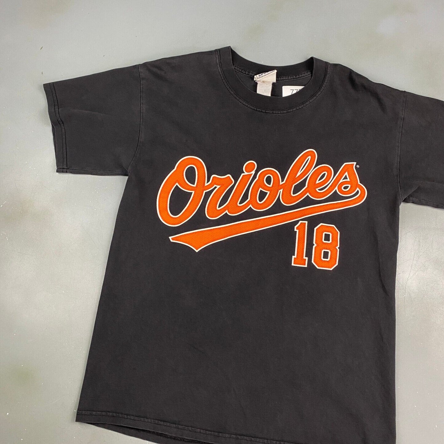 VINTAGE LEE Baltimore Orioles MLB Baseball Black T-Shirt sz Medium Men Adult