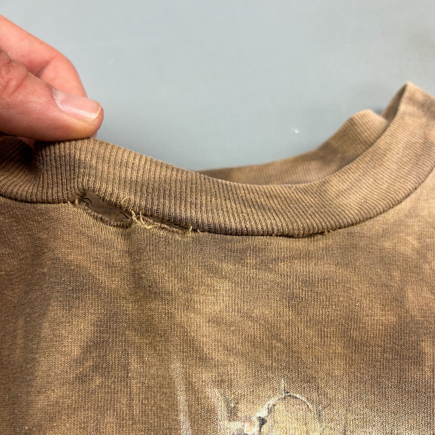 VINTAGE | The Mountain Turkeys Brown Tye Dye T-Shirt sz L Adult
