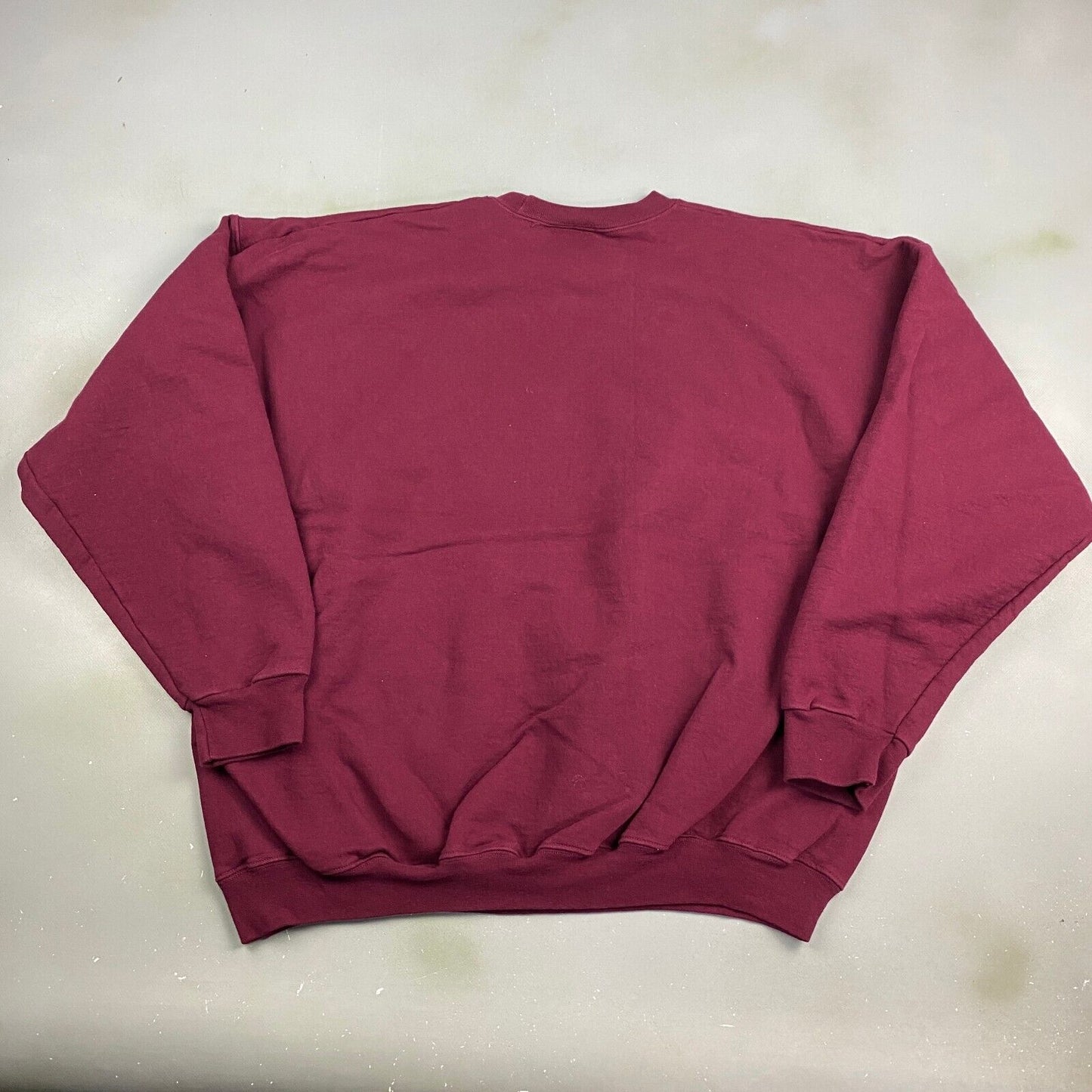 VINTAGE 90s Hanes Blank Red Crewneck Sweater sz XL Mens Adult