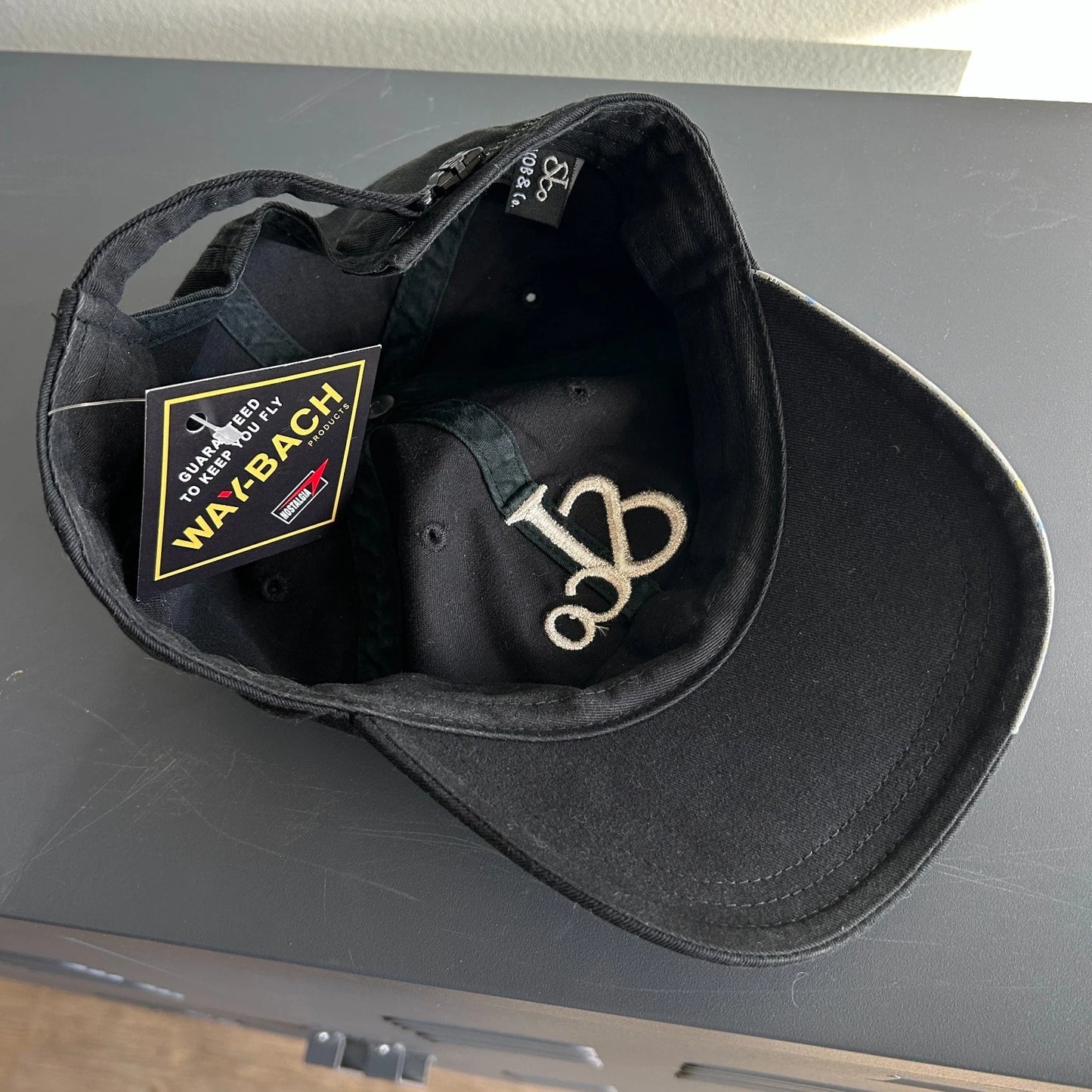 VINTAGE | Jacob & Co Jewelry Logo Reflective Brim Hat sz OS