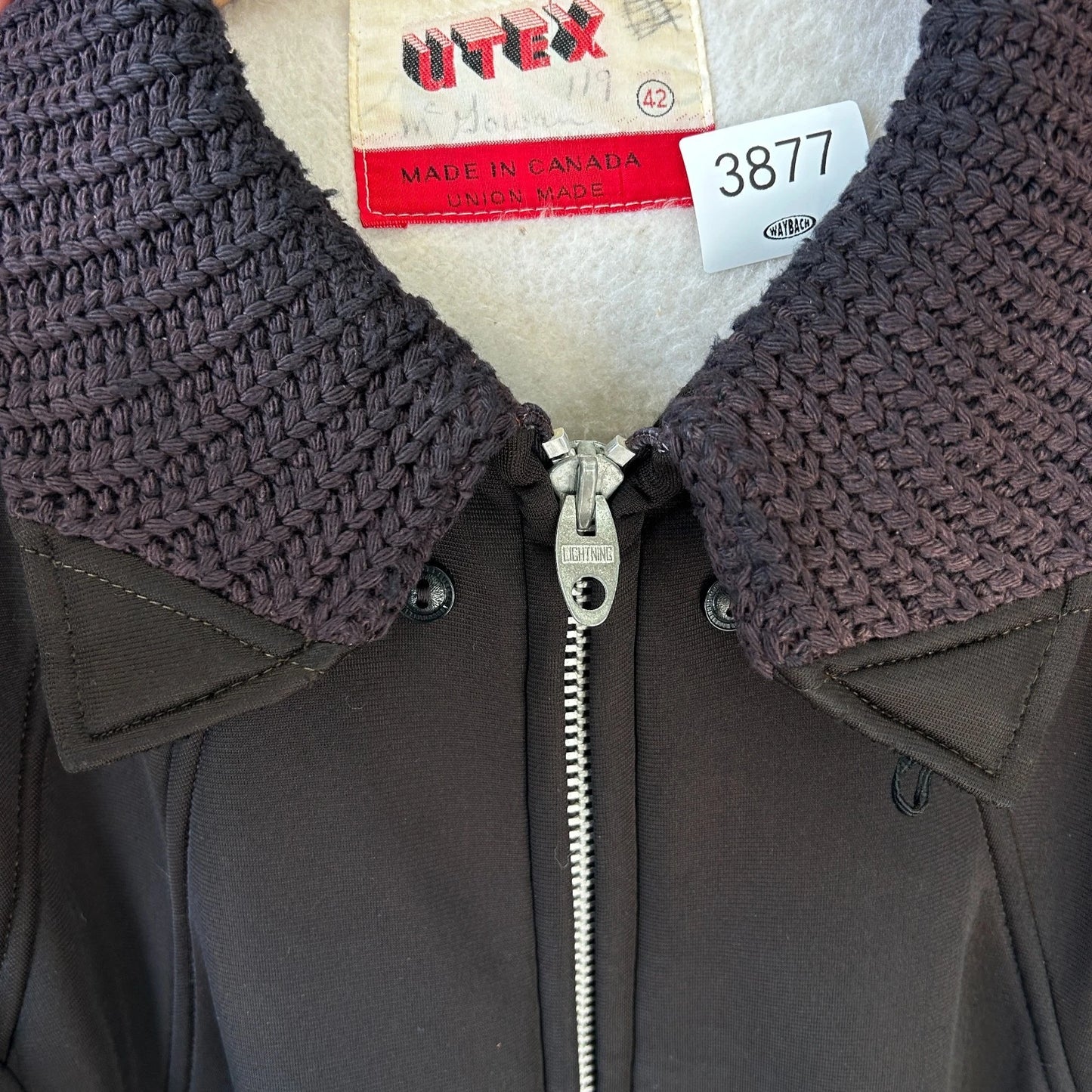 VINTAGE 70s | Utex Union Made Bomber Jacket sz 42 M/L