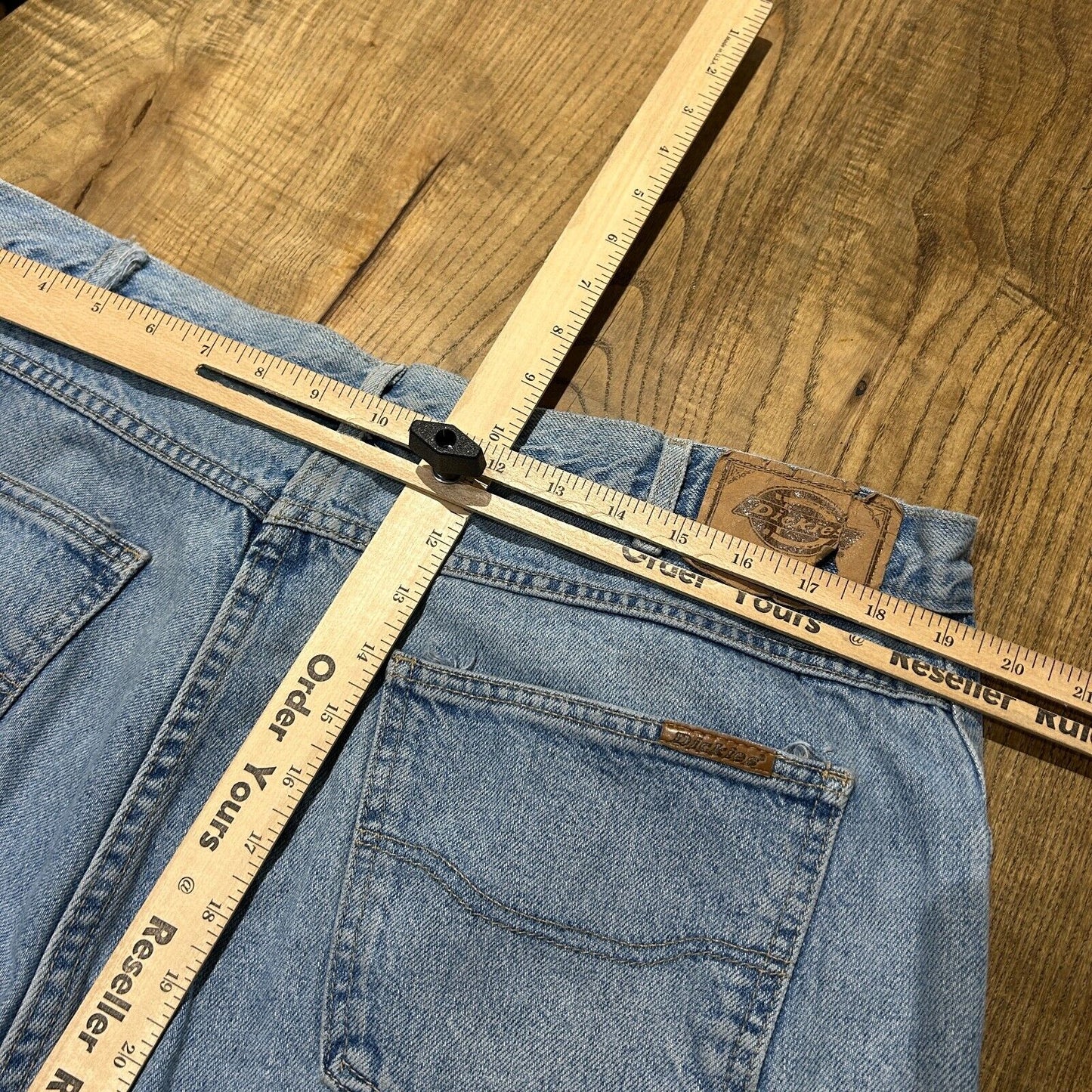 VINTAGE | Dickies Workwear Double Knee Denim Jeans Pants sz W38 L30