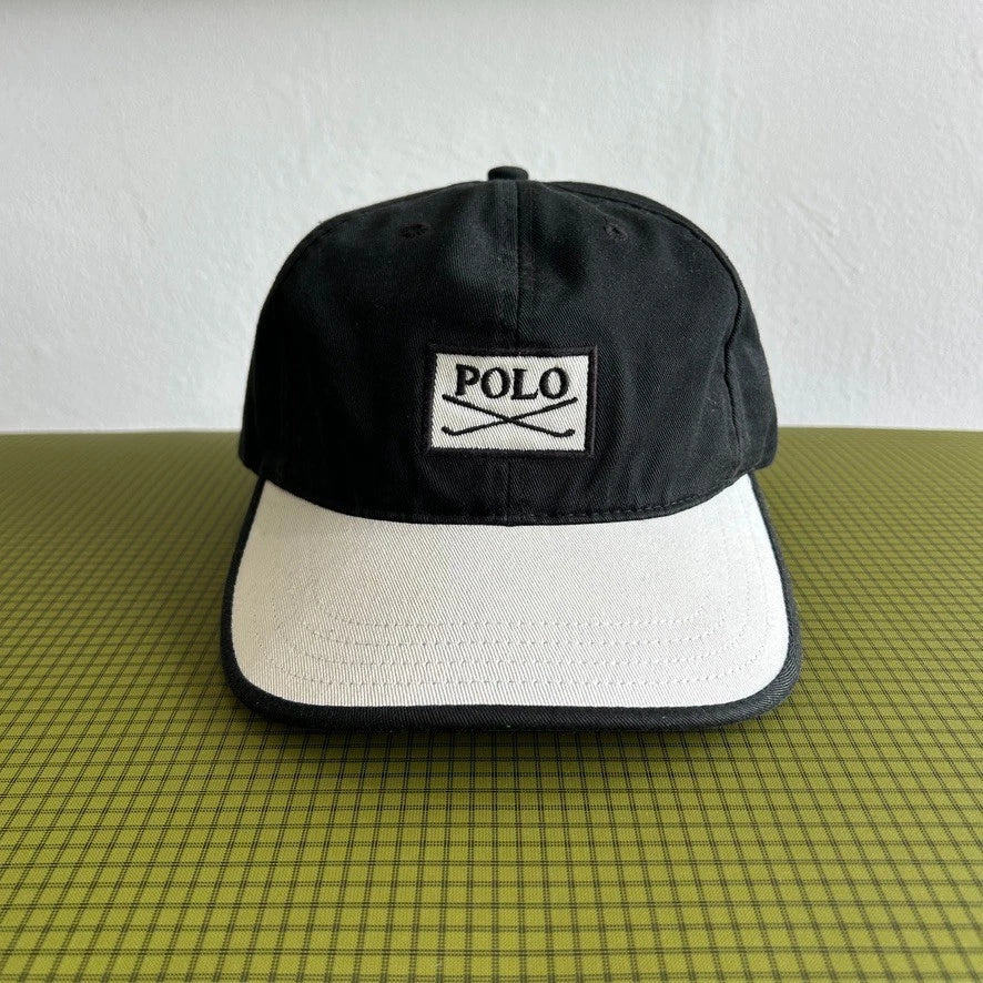 VINTAGE | POLO Golf Ralph Lauren Two Tone Cap Hat sz OS