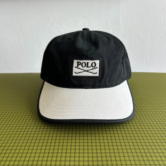 VINTAGE | POLO Golf Ralph Lauren Two Tone Cap Hat sz OS