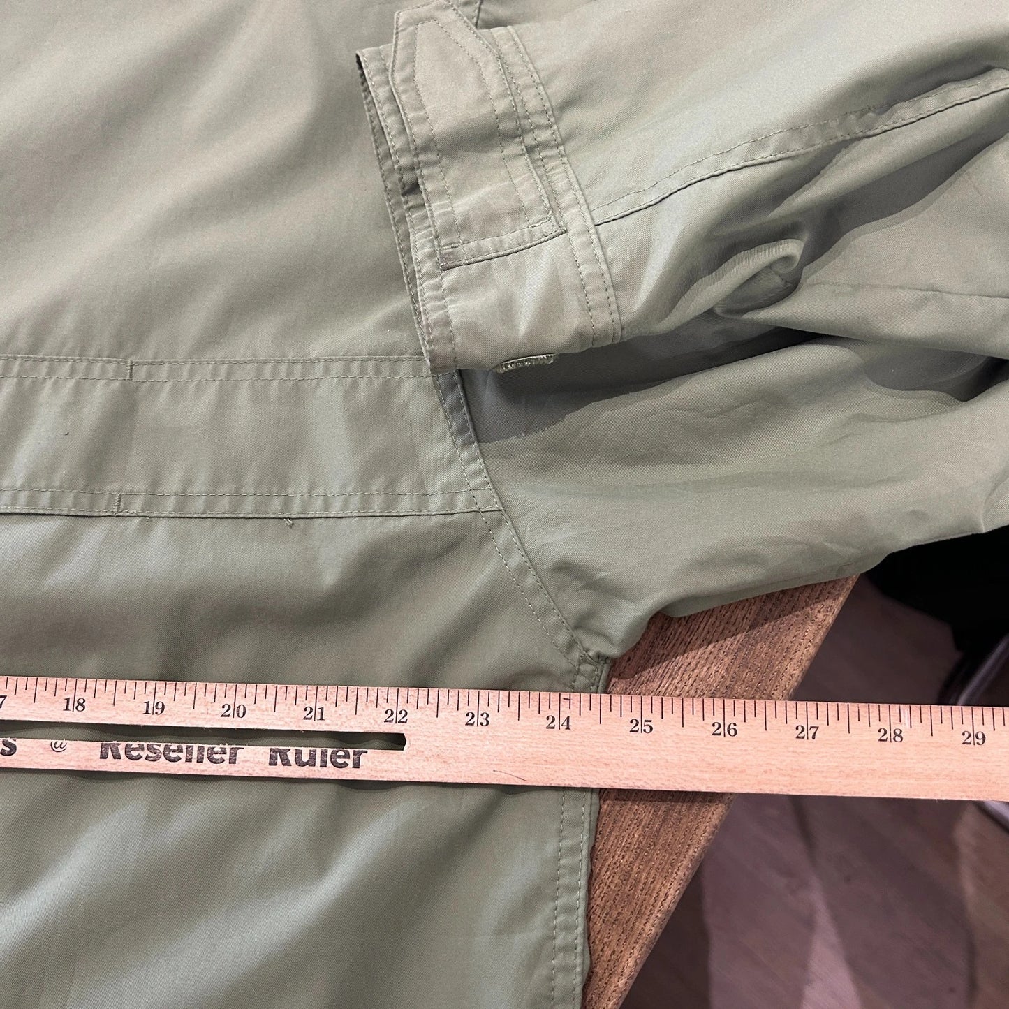 VINTAGE Y2k | GAP Green Technical 1/4 Zip Anorak Hooded Jacket sz M/L