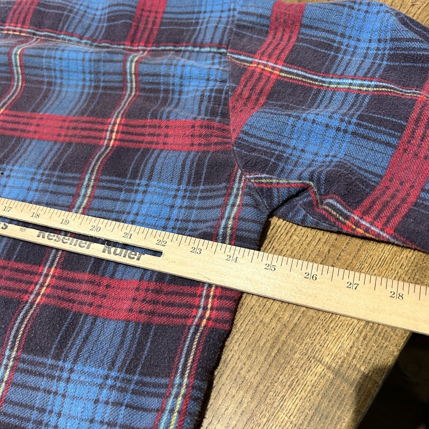 VINTAGE 90s | Faded Flannel Button Down Shirt sz L-XL Adult
