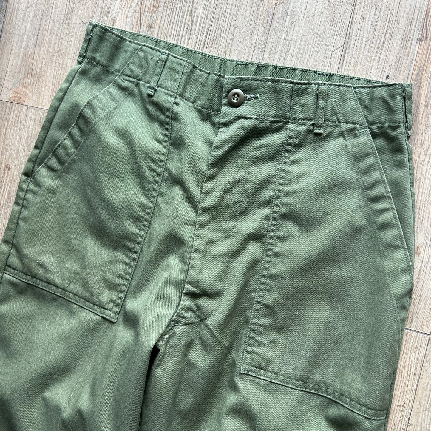 VINTAGE 80s 90s | OG-507 Trousers Army Combat Pants W31 L31