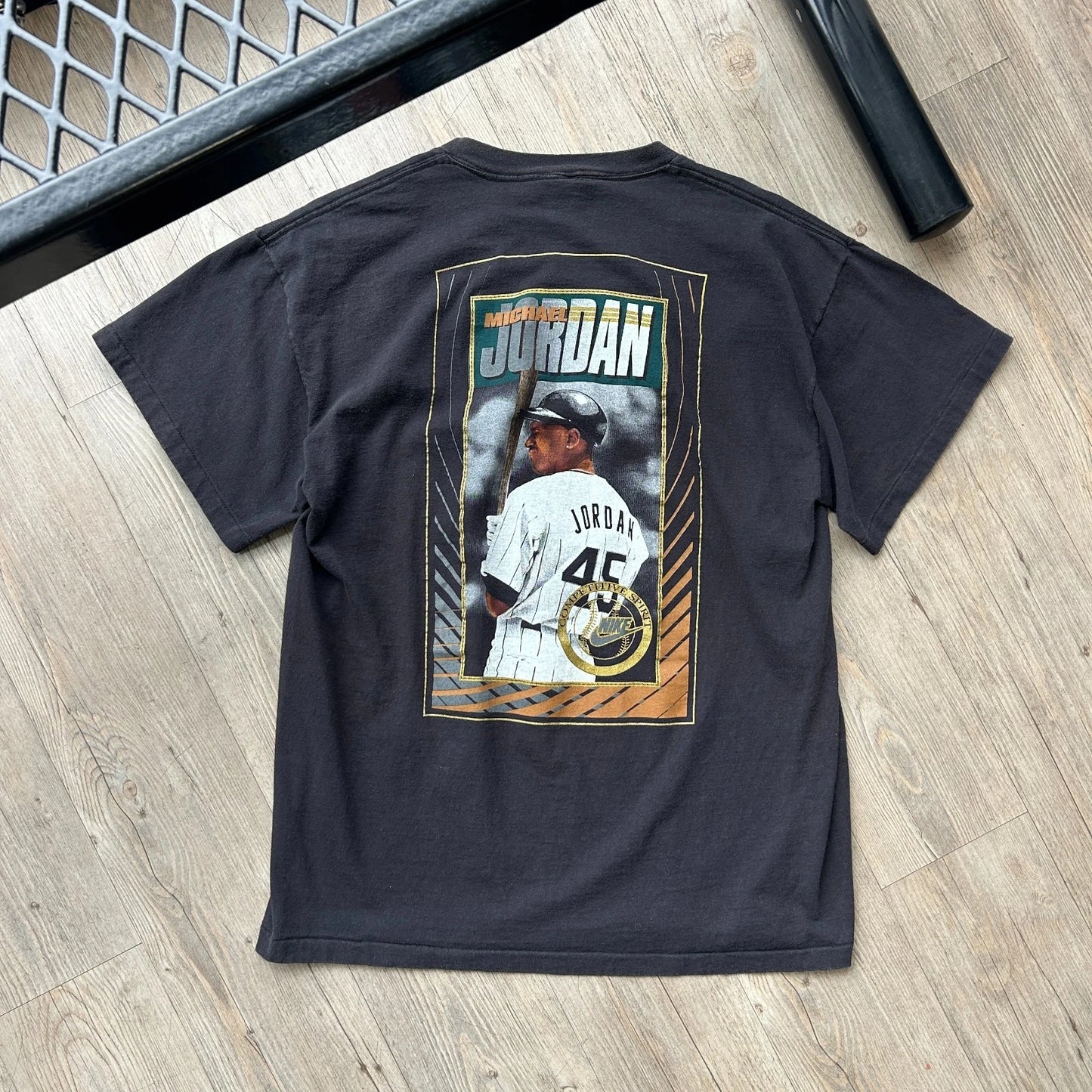 VINTAGE 90s | Michael Jordan Competitive Spirit NIKE T-Shirt sz XL