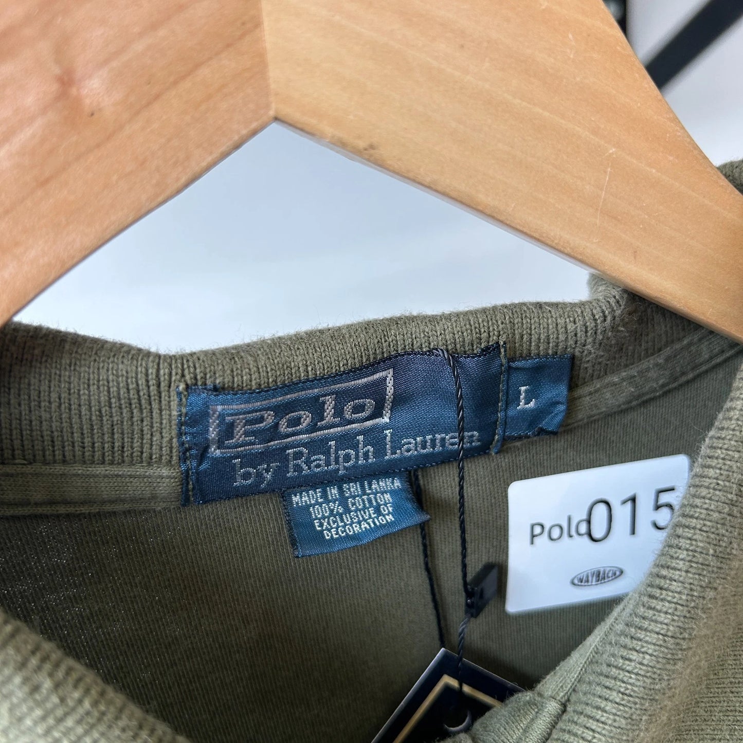 VINTAGE Y2k | Ralph Lauren Sm Pony Olive Green Polo Shirt sz L