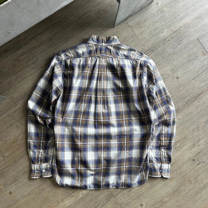 Comme Des Garcons Homme | 2012 Plaid Cotton Button Down Shirt fits S/M